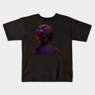 Scared Old Man Kids T-Shirt